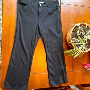 Black pants large Petite